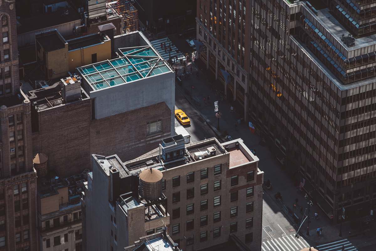manhattan aerial photography of concrete buildings new york